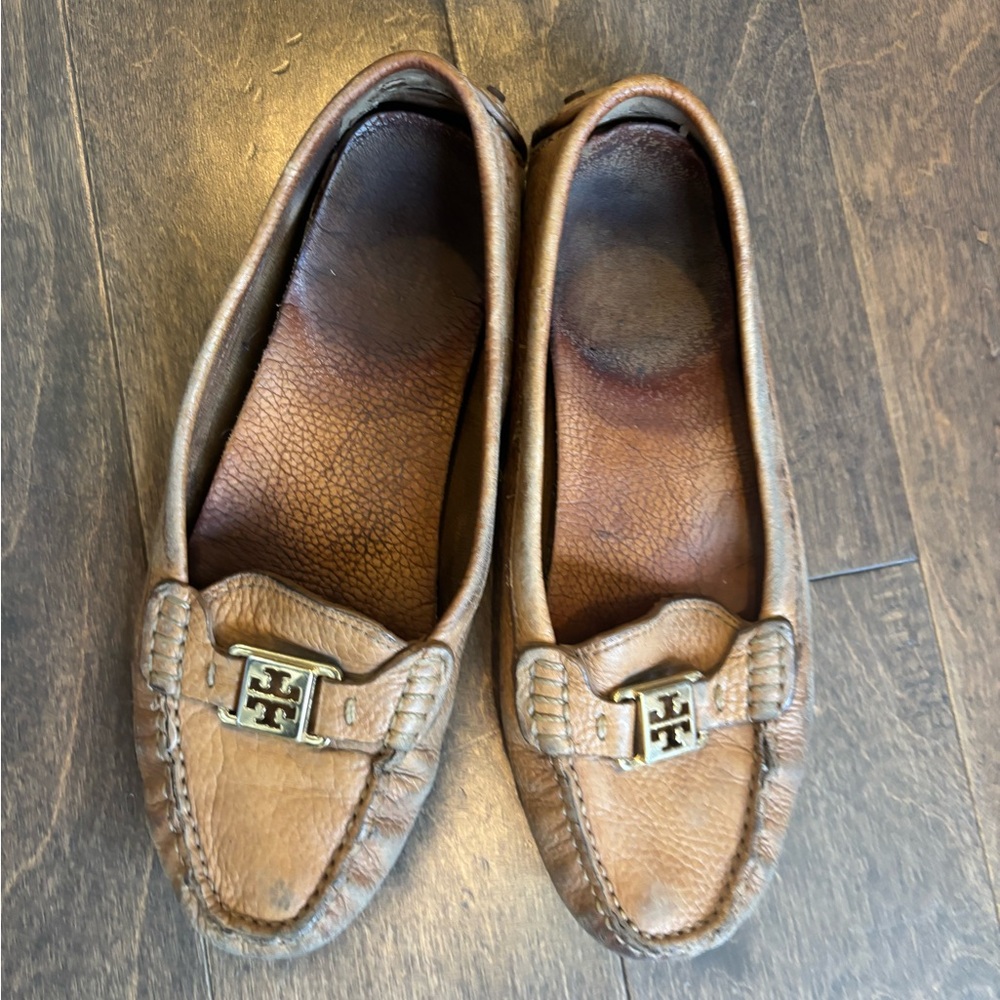 Tory Burch Tan Leather Flats Timeless Comfort